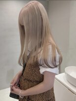 ペレ アネックス 大阪梅田茶屋町店(PELE ANNEX)&nbsp;ホワイトグレージュ/デジタルパーマ/チェリーブラウン/梅田