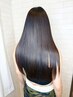 【高濃度トリートメント商材を使用】髪質改善ストレート☆縮毛矯正＋カット