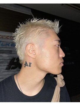 バイマイサイド(BY MY SIDE) ハイトーンスパイキーショート