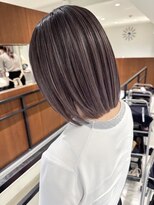 ゴカン バイ ジル ブラン 名古屋(Gokan by JIL BLAN) ハイライトバレイヤージュダブルカラーショートカット30代40代