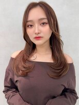 アッシュ 中野店(Ash) イメチェン/似合わせカット/フルバング/レッドブラウン/中野