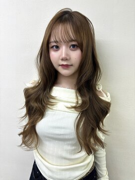 ハチ(HACHI) サイドレイヤーでワンホン巻きに動きをプラス