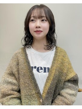 ヨーク(yoke) ミディアムパーマ/パーマ/オリーブベージュ