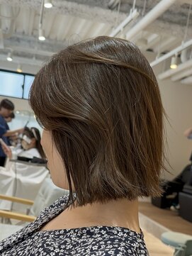 ザックジングウ 表参道(ZACC JINGU) ボブ/ぱつっと/ベージュ