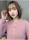 切りっぱなしボブ 結べるボブ ミディアムボブ内巻きボブミニボブ