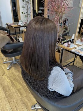 アンジュールリバティー(UN JOUR LIBERTY) 柔らかオリーブブラウン