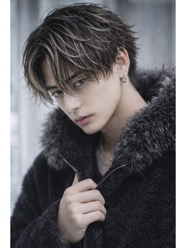 グレイバイニューヨークニューヨーク 京都北大路(Gray by NYNY) ハイライト×フェザーパーマ