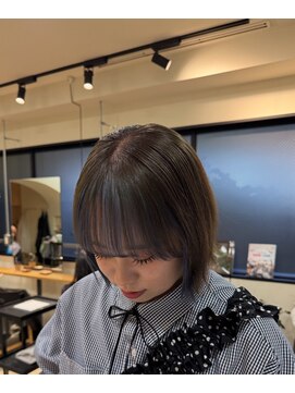 ヘアーブレイス(hair brace) 千葉駅/着物ヘア/大人ガーリー/ダークアッシュ/似合わせカット