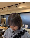 千葉駅/着物ヘア/大人ガーリー/ダークアッシュ/似合わせカット
