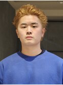 [kantamal指名]メンズスパイキーショートブリーチブロンド