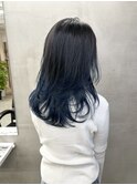 京都西院/ブルージュカラー ブリーチ 髪質改善 ダブルカラー