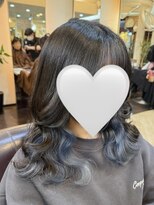 キャラ 池袋本店(CHARA)&nbsp;緑にならないブルー/インナーカラーブルー/寒色インナー