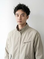 キビト(kibito) 黒髪スパイキーショートシティボーイ短髪ヘア10代20代30代
