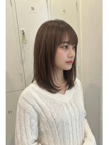 トレ(tre.) 髪質改善 レイヤースタイル 大人可愛い