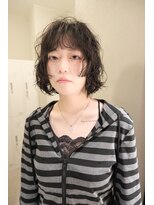 ノラギンザユー(NORA GINZA/U) ニュアンスボブパーマくるくるパーマくせ毛パーマ