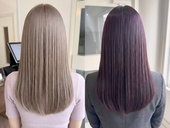零秒女髪 千里丘店の写真/これで満足!感動する手触りに♪トリートメントしても戻る髪へ。触れた瞬間、違いがわかる零秒のうるツヤ髪