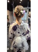 浴衣ヘアアレンジのご紹介