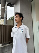 バーチ バイ クロップエス(BIRCH by crop es)&nbsp;爽やかアップバングショート×スパイキー