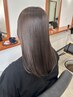 【触れたくなる艶髪へ】カラー＋髪質改善ULTOWAトリートメント