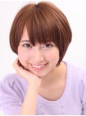 適度なシースルー感が良い◎ハッピー＆シックなショートボブ