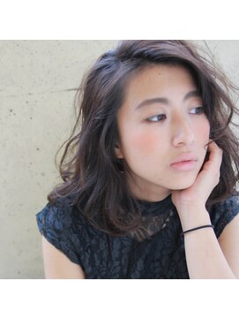 ヘアーアンドメイク シーク 吉祥寺(HAIR&MAKE SeeK) 【大人カワイイ】かき上げバングウェーヴ