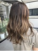 #バレイヤージュ #ケアブリーチ #下関