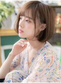 耳かけも◎クリアカラー＆ワンカール大人ボブa上尾20代30代40代
