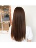 【クセの本格髪質改善】カット+髪質改善ストレート＋トリートメント ¥15200