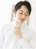 ビジカジ◎黒髪ニュアンスマッシュアンニュイ ヘアC