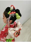 七五三　7歳日本髪