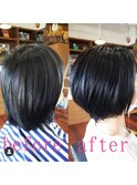 #ショートボブ　#ボブ　#大人かわいい