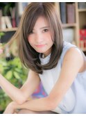 大人かわいいダークアッシュ流れるレイヤーa志木20代30代40代