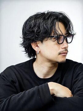 メンズサロン ゴールド 名古屋(GOALD) 大人ミディアムスパイラル　ビジネス　パーマヘア