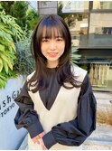 セミロングレイヤー