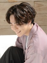 ロアーヘアー オペラオー 折尾店(RAWR hair Opera O)&nbsp;【RAWR】メンズ_韓国風パーマ_センターパート