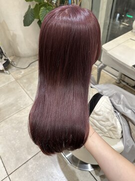 ザックラフィネ(ZACC raffine) ラベンダーピンク/カシスレッド/髪質改善カラー/トリートメント