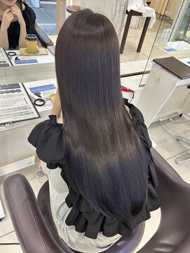 ハピネス 西大寺店(Happiness) 髪質改善トリートメント ラベンダー ラベンダーグレージュ 暗髪