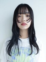 トリッカ シブヤ(TRICCA SHIBUYA)&nbsp;ミディアムレイヤー/ 顔まわりレイヤー/ 艶カラー