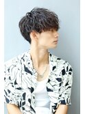 波巻きツイスパ　刈り上げマッシュ　ツイストスパイラル