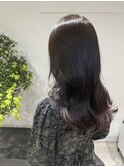 グレージュ切りっぱなしボブ前髪ありミニボブミルクティベージュ