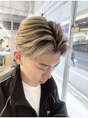 波巻きツイストスパイラルパーマ/フェザーパーマ/眉毛/メンズ