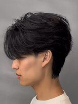 バース 梅田中崎町店(BIRTH)&nbsp;ニュアンスパーマ センターパート 曲がる縮毛矯正