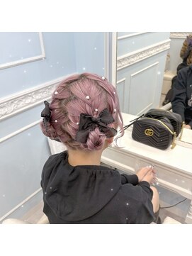 新宿コットン(cotton hair) アップスタイル