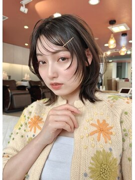 リコバイアフロート(riko by afloat) ミディアムレイヤー/ナチュラル/ブルーブラック