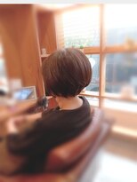 アドラーブル 長岡新保店(adorable)&nbsp;大人可愛い前下がりボブ 10代20代30代40代50代