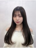 くびれ アプリコットオレンジ 夏のヘアアレンジハイライトカラー