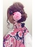 浴衣着付け+ヘアセット　6500円