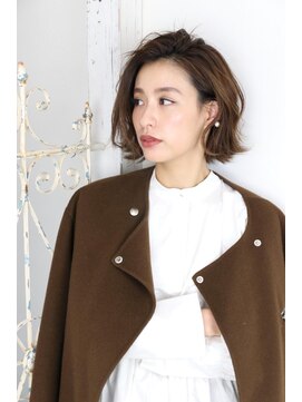 ソース 枚方(SOURCE) 艶髪♪ブラウンベージュカラー