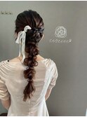 【編みおろし】自由が丘/自由が丘駅/ヘアセット/早朝