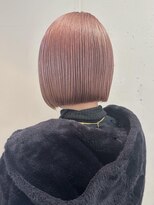 ハウ 心斎橋(how)&nbsp;ナチュラルアッシュミルクティーベージュ夏カラー小顔カット